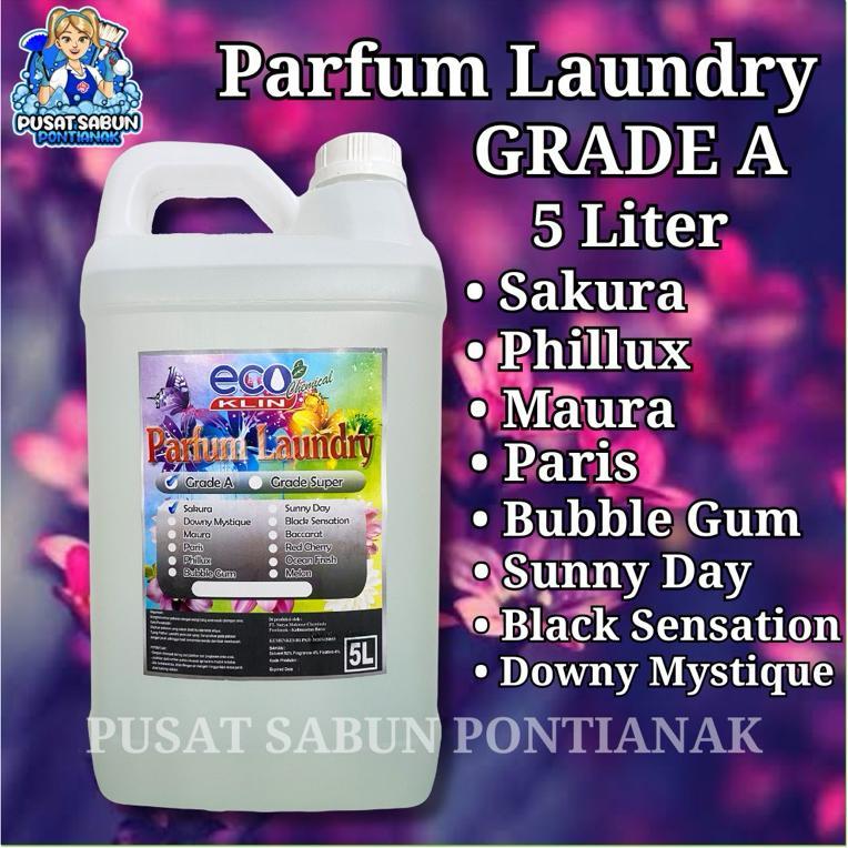 Laundry Parfum Pewangi Pakaian Ecoklin Berkualitas 5 Liter / Parfum Laundry Murah Berkualitas / Parf