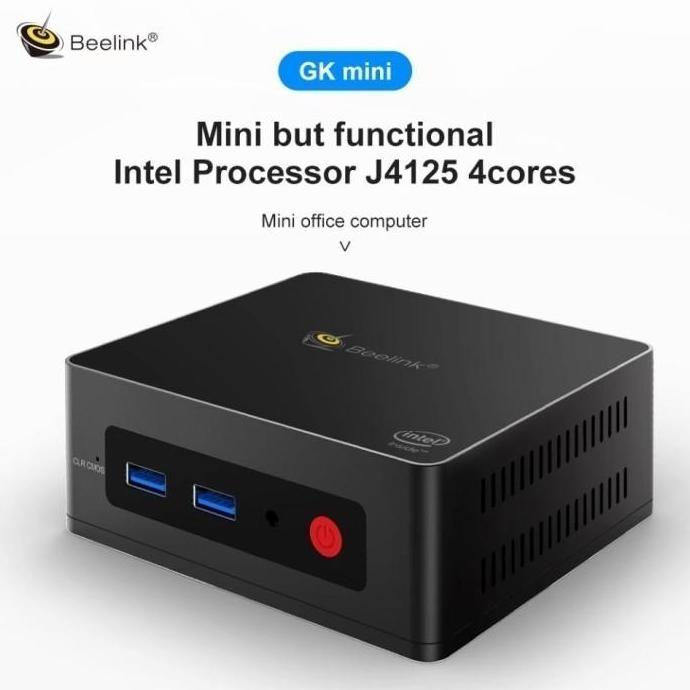 Beelink Mini PC GKmini J4125 8/256GB SSD Intel Gemini Lake Windows 11