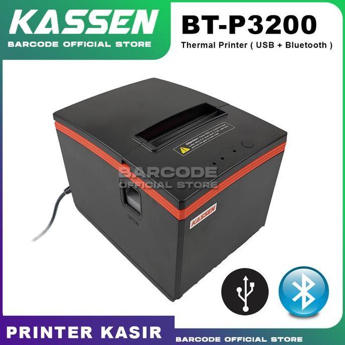 PRINTER KASSEN BT-P3200 / BTP3200 / BTP 3200 USB BLUETOOTH RJ11 80MM