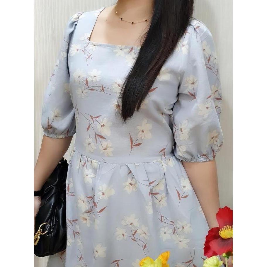 LIMITED EDITION  Dress Katun Stretch - Dress Bordir - Dress Midi - Dress Korea LIMITED EDITION 
