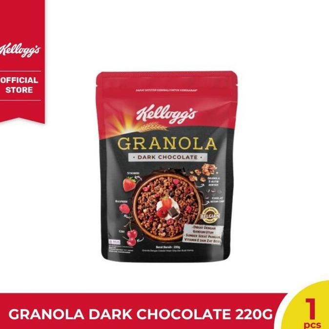 Sehatyuk- Kelloggs Granola Dark Chocolate Pouch 0G
