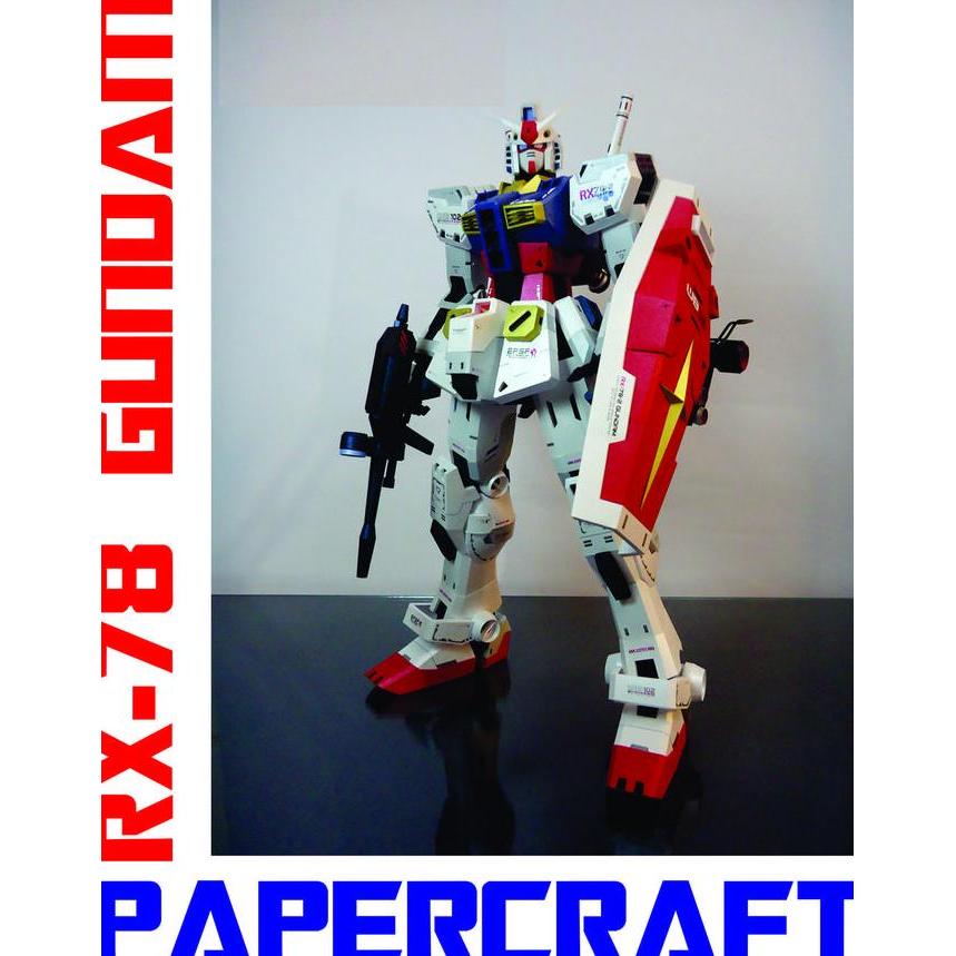 (Mainan Kertas) DIY Papercraft Gundam RX-78-2 Gundam BIG SCALE 90cm
