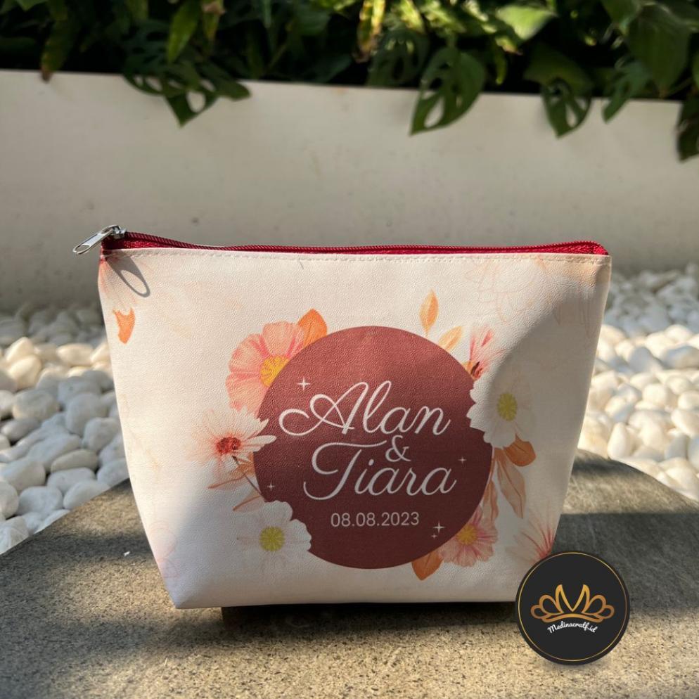 NAYELLE CARA POUCH FULL COLOR SOUVENIR PERNIKAHAN / SOUVENIR DOMPET MURAH / SOUVENIR POUCH / SOUVENI