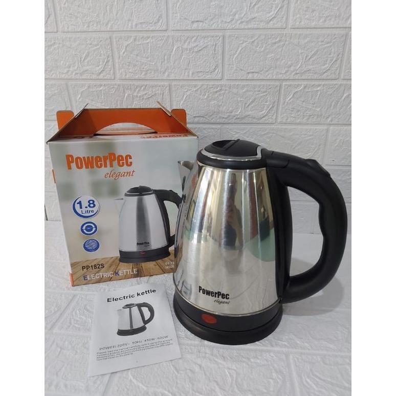 PROMO KETTLE / TEKO LISTRIK / CERET LISTRIK / PEMANAS AIR STAINLESS STEEL