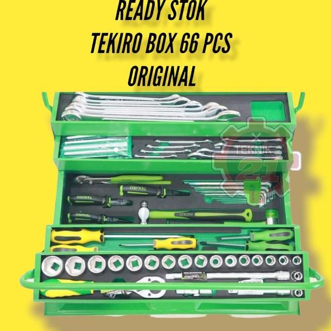 Tool Box Kit Tekiro 66 Pcs Tool Kit 66 Pcs Tekiro Original