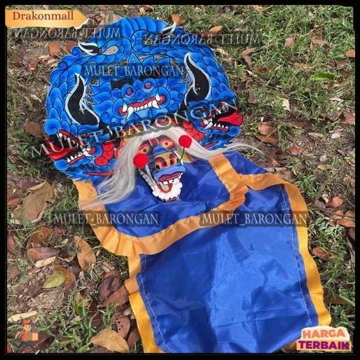 Barongan Caplokan Ukir Anak Bahan Asli Dari Kayu Dilengkapi Esel Besi Dijamin Bagus