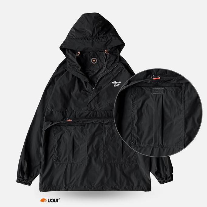 Uomo- Jaket Wilson Size S - 5Xl Cagoule Parasut Windbreaker