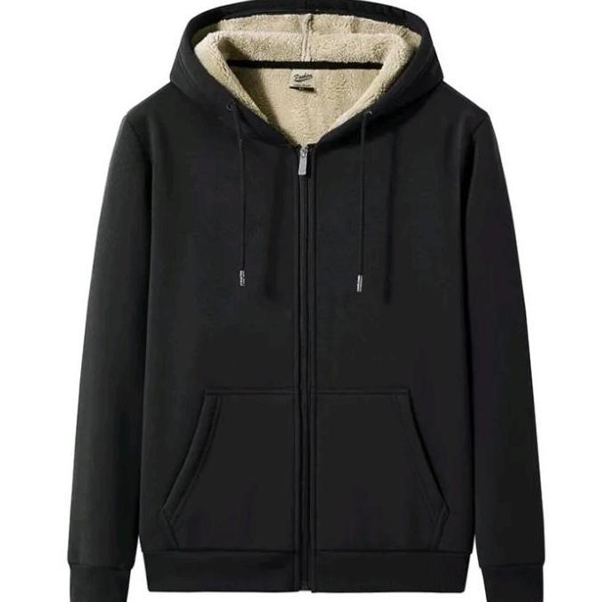 SALE JAKET SWITER HOODIE ZIP UP BULU HANGAT / HOODIE COWOK / JAKET MUSIM DINGIN Sweater Tebal Pria F