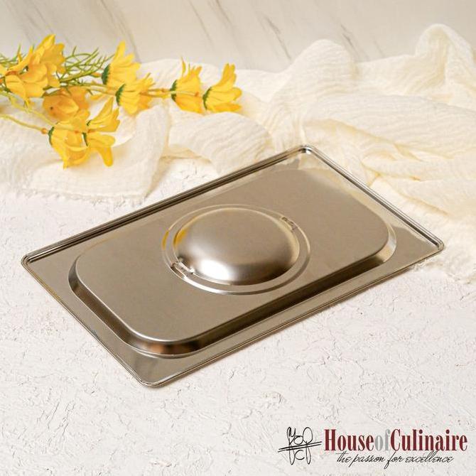 Stufato- Tutup Food Pan Stainless 1/4 Tutup Gastronom Pan