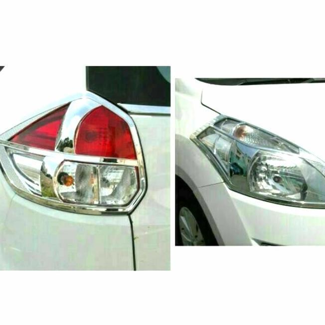 Garnish Depan-Belakang Ertiga Ertiga 2013 2013-2015 Chrome