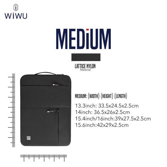 Cod,Bisa- Wiwu Alpha Slim Sleeve Laptop Bag
