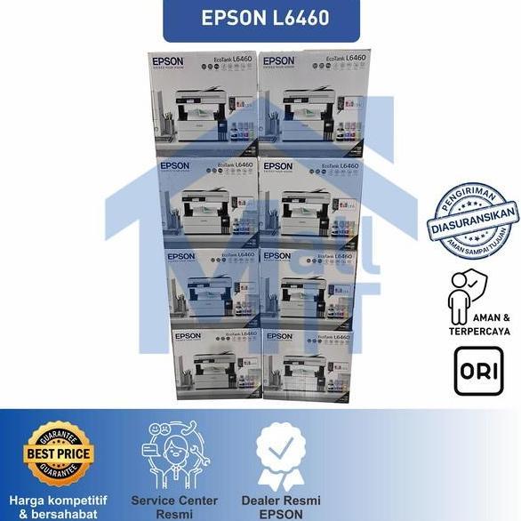 Kantorlengkap- Printer Epson L6460 L 6460 L-6460 All In One F4 Adf Wifi Pment Duple