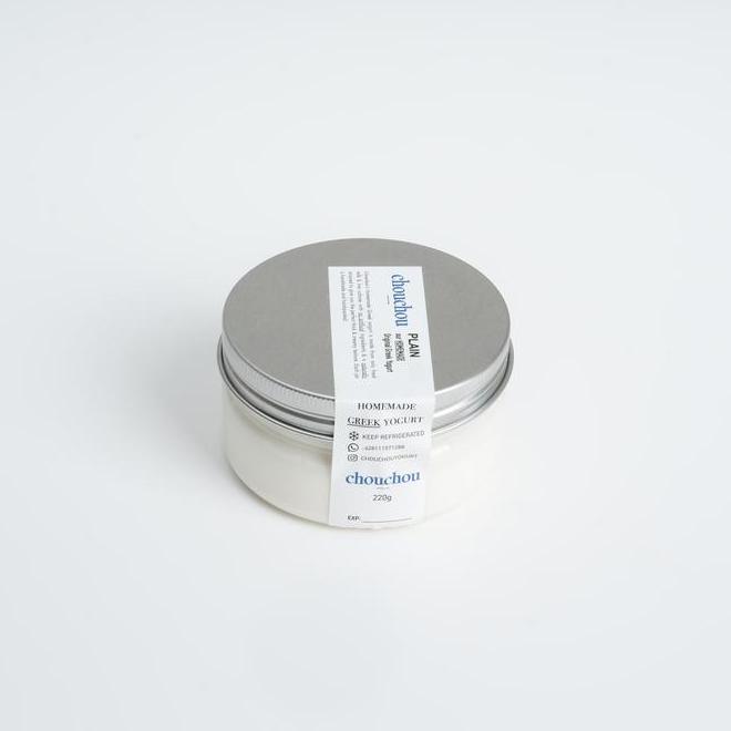 Chouchou Greek Yogurt Plain 220 Gram Probiotic Halal