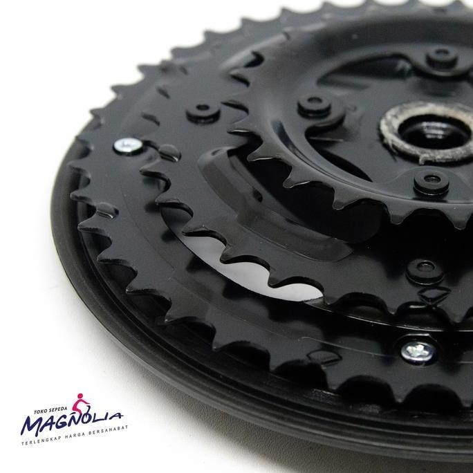 Promo Crankset Crank 3 Speed Gir Gear Depan Sepeda Gunung MTB Balap Arm 170 Diskon