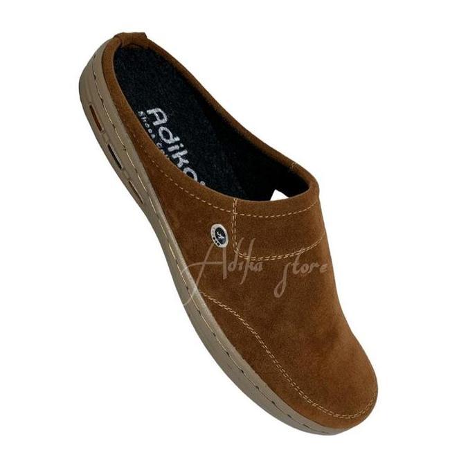 Sepatu Loafers Sepatu Selop Kulit Suede Pria Terbaru Kasual