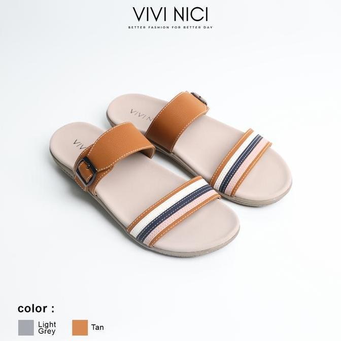 TERBARU  VIVI NICI - Chloe Sandal Wanita Sendal Jepit Karet Cewek TERBARU 