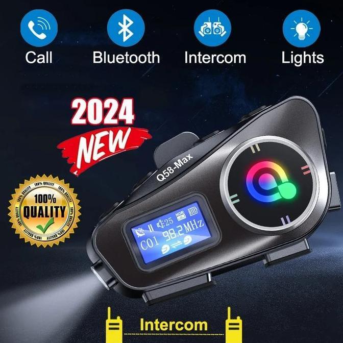 G58 Max Bluetooth Headset Intercom Bluetooth Waterproof