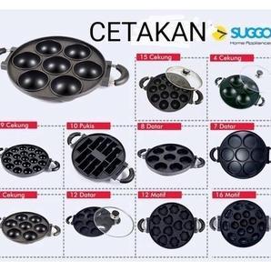 Cetakan Kue Suggo - Cetakan Takoyaki - Cetakan Pukis - Cetakan Martabak Mini - Cetakan Kue Cubit - T