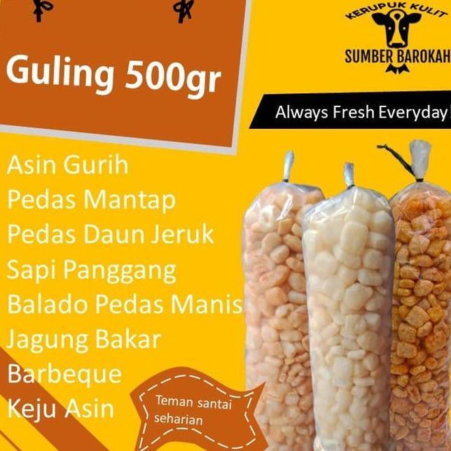 Kerupuk Kulit Sapi Matang Gram Krupuk Rambak Sapi Jangek