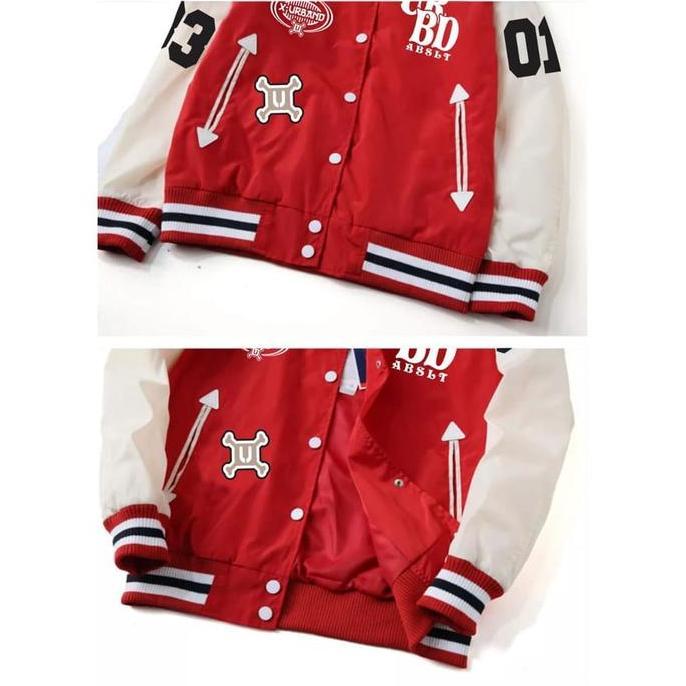 Uomo- X Urband Absolute Jaket Varsity Waterproof Baseball Bordir Fleece Leather Polos Tebal Pria