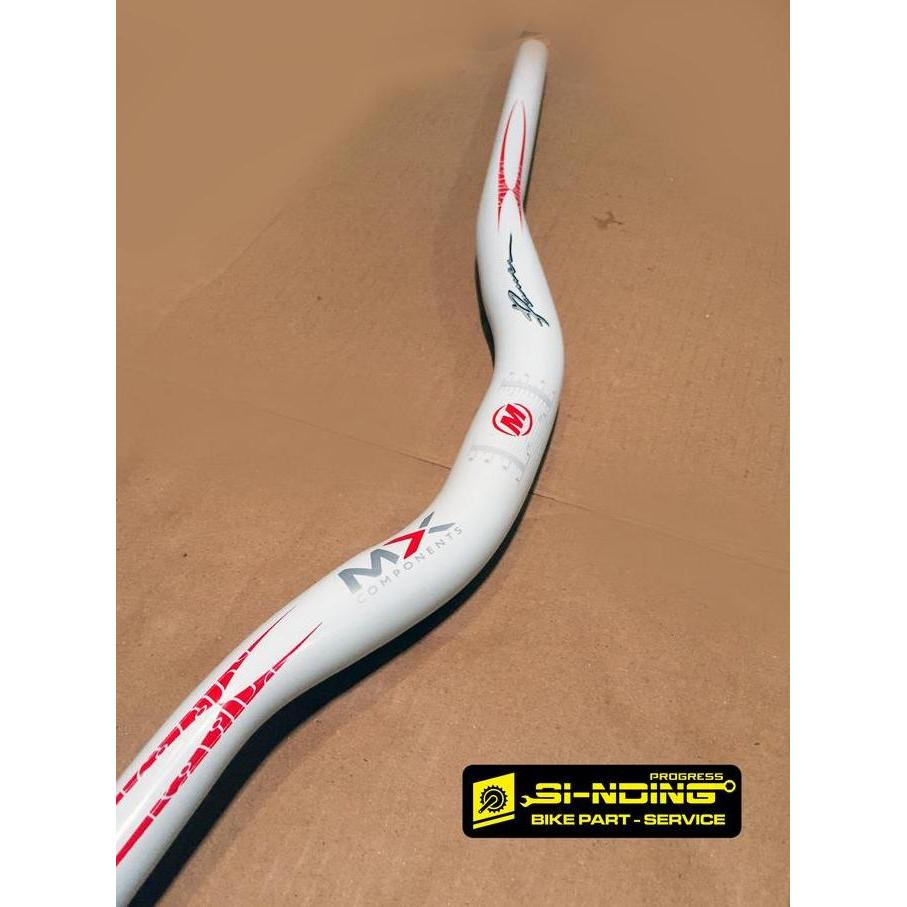 EVAJAYAMANDIRI - STANG HANDLEBAR HANDLE BAR MTB OVERSIZE MX PUTIH 31.8 PANJANG 70CM