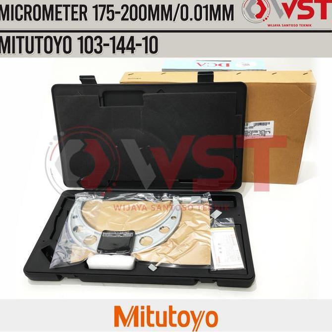 NEW Mitutoyo 103-144-10 Micrometer 175-200mm 0.01mm / 175-200 mm