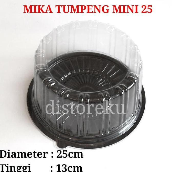 MIKA TUMPENG MINI CT 25  MIKA TUMINI CAKE TRAY MIKA KUE TART BULAT 25 VIRALL