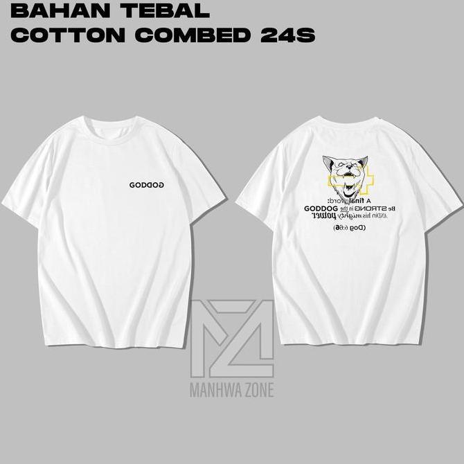 Superiore- Kaos Lookism Goddog T Shirt Baju Lookism Goddog Crew