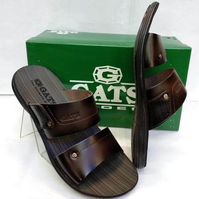 Sepatu Sandal Pria Sandal Kulit Asli Gats Sr-002 Sendal Pria Original Shoes