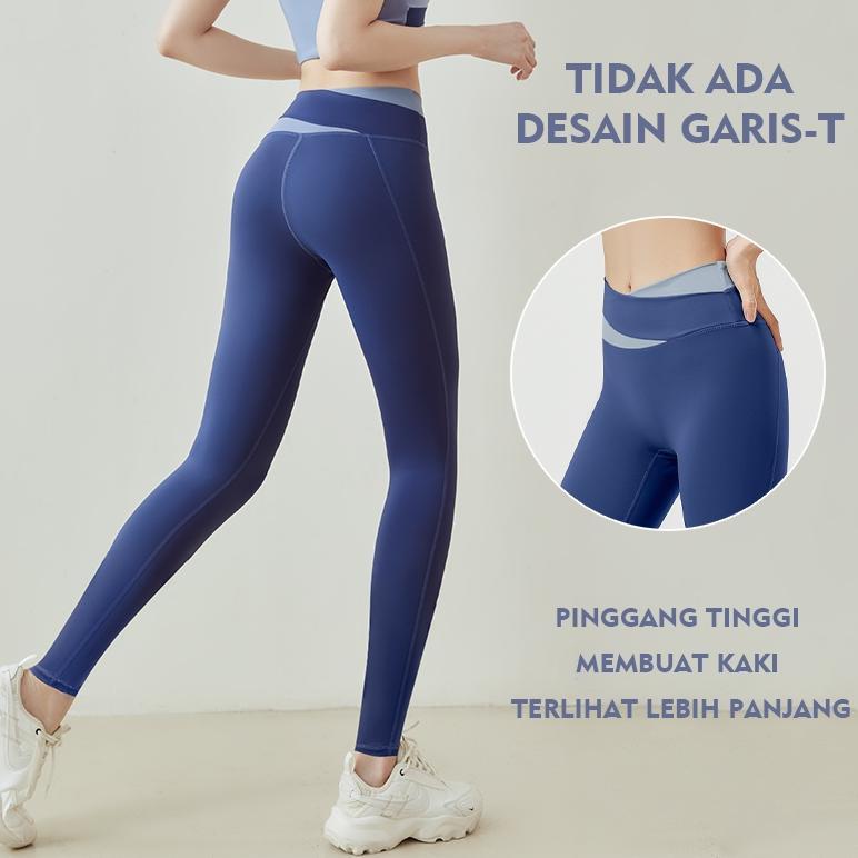 NEW Setelan Baju Olahraga Wanita (Kaos Bra + Legging Panjang) YF055