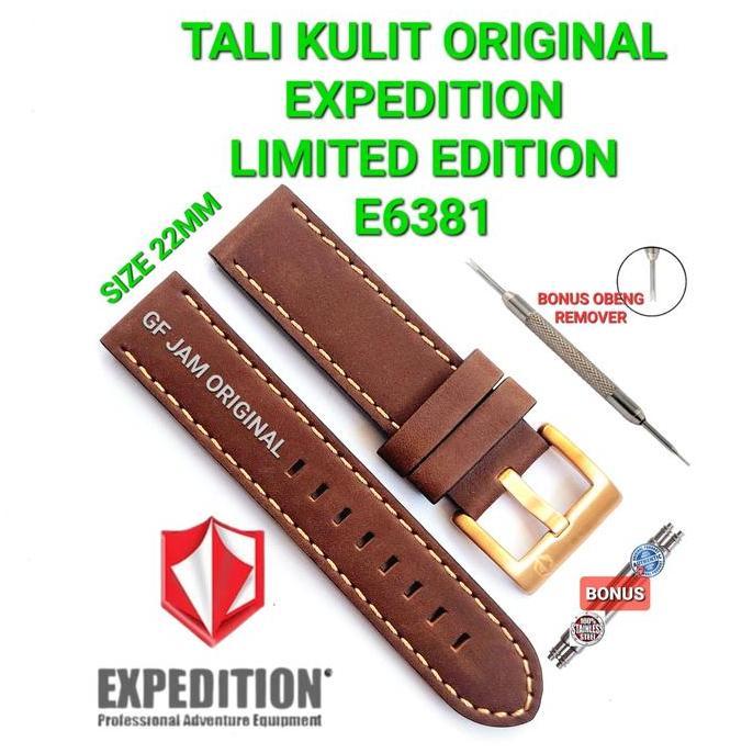 TALI JAM TANGAN EXPEDITION LIMITED EDITION ORIGINAL E6381 22MM 24 26MM