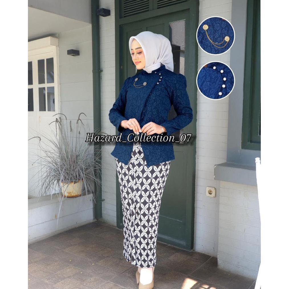 Terbaru Janggan Kretek Viral - Kebaya Janggan Gadis Ayu Jawa Elegan - Janggan Tunik Modern Kebaya Wi