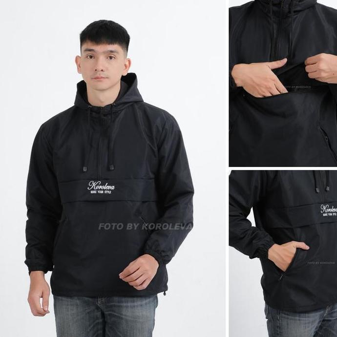DV53 - Jaket Parka Pria Distro Bandung Hoodie Keren Grosir Pakaian Pria Jaket Parasut Motor Nyaman S