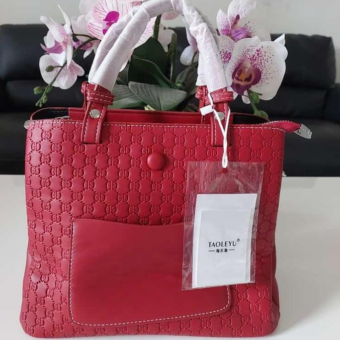 17007 GD RED tas slempang tas sling bag import premium