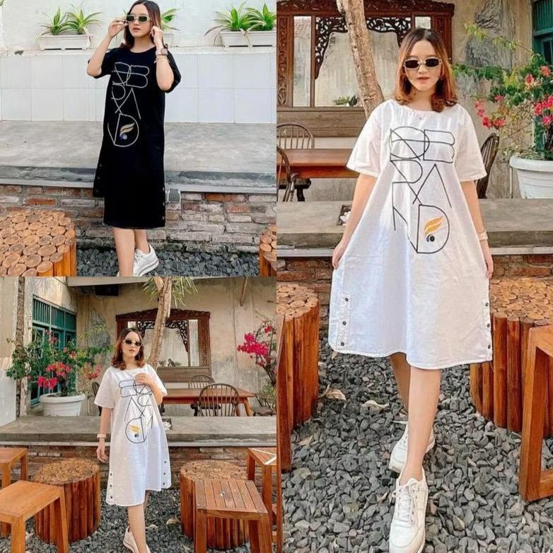 Terbaru Dress Jeans Wanita Kekinian Daster Jeans Pendek - Denim dress Jeans -  Daster jeans Kekinian