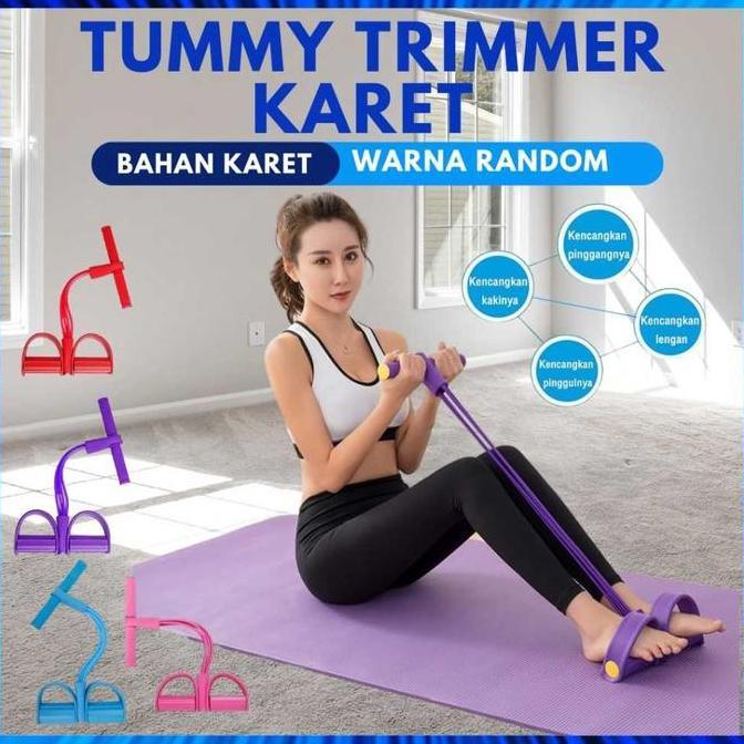 ORIQIR Karet Tummy Trimmer Elastis Alat Olahraga Gym Fitness Sit Up/ALAT OLAHRAGA TUMMY TRIMMER BAHA