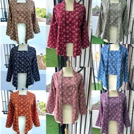 Saless Kebaya Kutubaru Jumputan Model Terbaru / Kebaya Modern Kutu Baru / Baju Jumputan Model Terbar