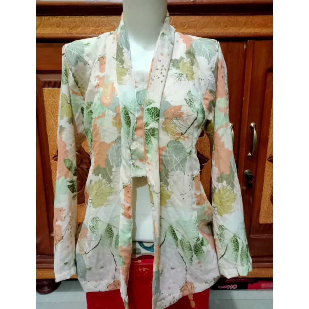 Premium Atasan Wanita Kebaya Kutubaru Tradisional Bahan Sifon Motif Terbaru 2026 Baju Kebaya Orang T