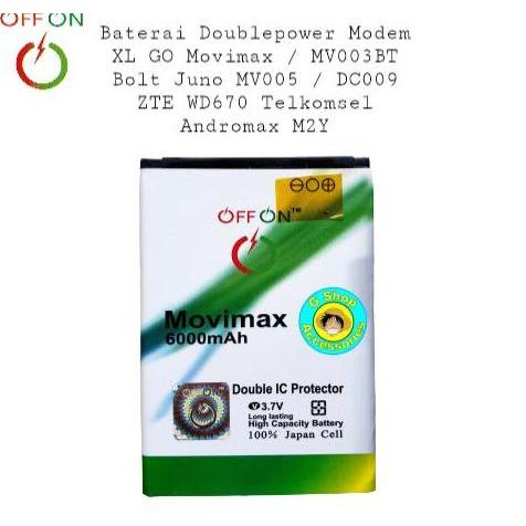 TERMURAH - Baterai Modem XL Go Movimax MV003BT / Bolt Juno MV005 / DC009