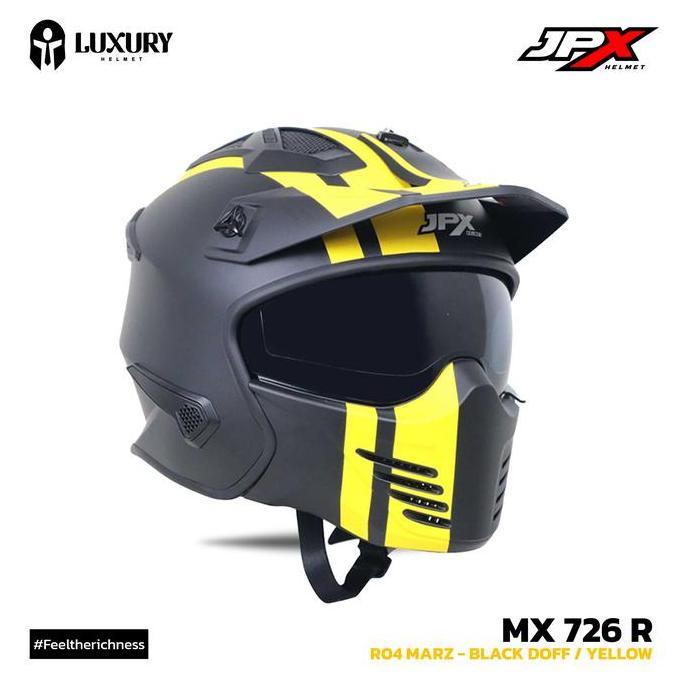 NEW Helm JPX MX 726-R - R 04 MARZ