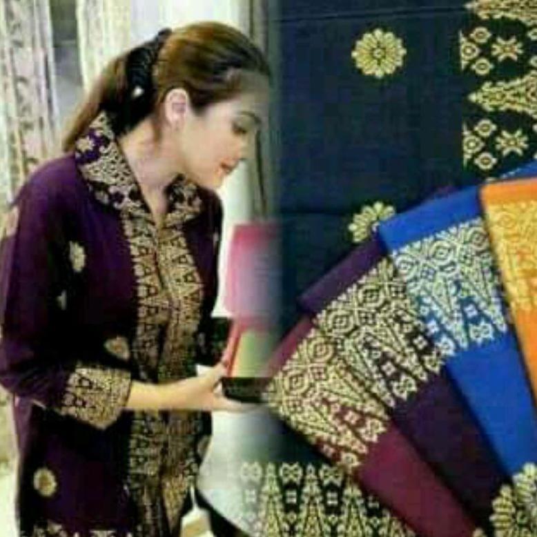 Grade Ori Kain Batik Prada Ashanty 002 || Kain Batik Prada Motif Minang || Kain Batik Halus Pekalong