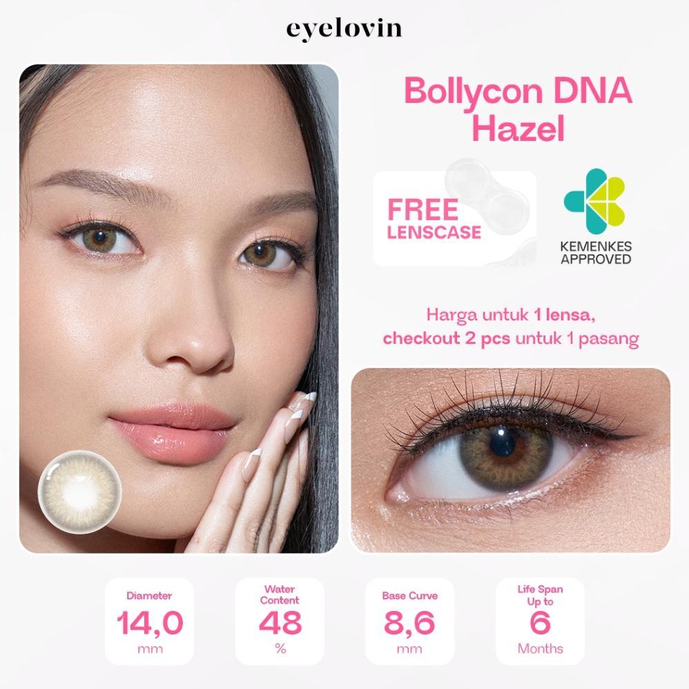 NEW EYELOVIN Softlens EOS - Bollycon DNA Hazel (1 pc/sebelah) [terbaik][terlaris]
