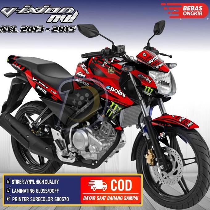 Decal Vixion Nvl 2013 2015 Striping Vixion Nvl Stiker Vixion Tech 3
