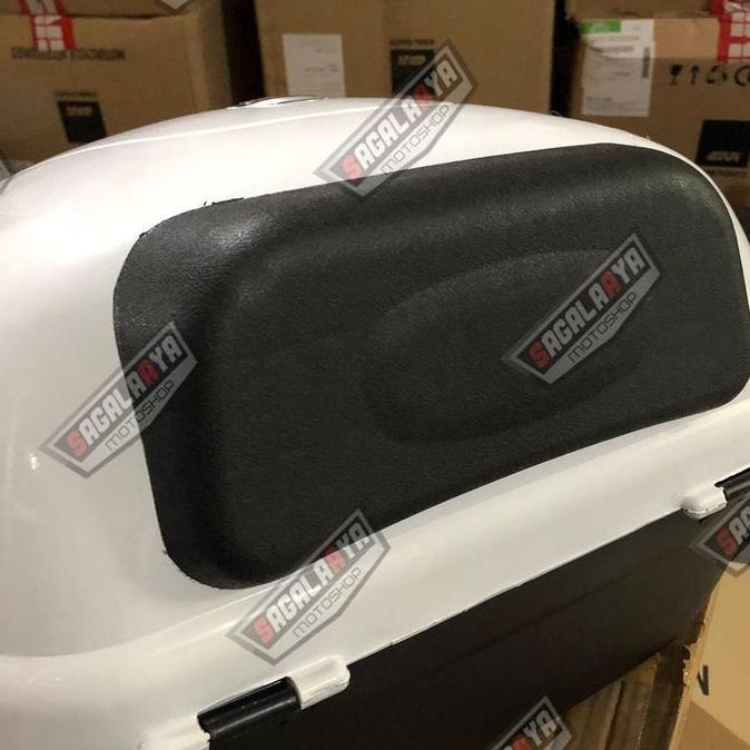 promo Box sepeda motor KMI 502 putih white murah termurah backrest