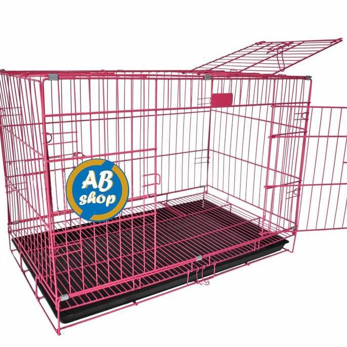 kandang kucing kelinci musang tanpa tingkat XL ukuran P 75
