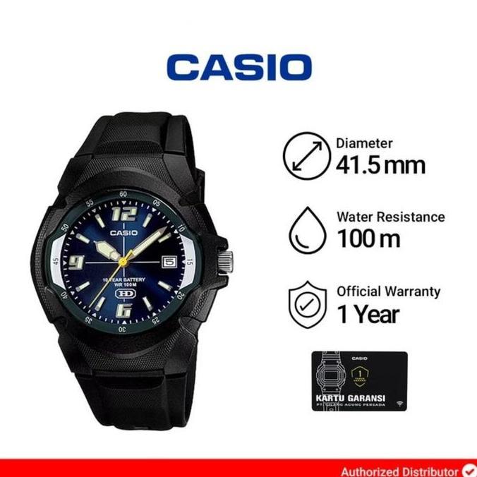 CASIO MW-600F-2AVDF MW600F-2AVDF JAM TANGAN ANALOG ORIGINAL TAHAN AIR