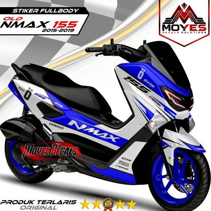Decal Stiker Motor NMAXX 155 Old Variasi Fullbody Skotlet NMAX 2015/2019 Motif Keren Motorcycle Raci