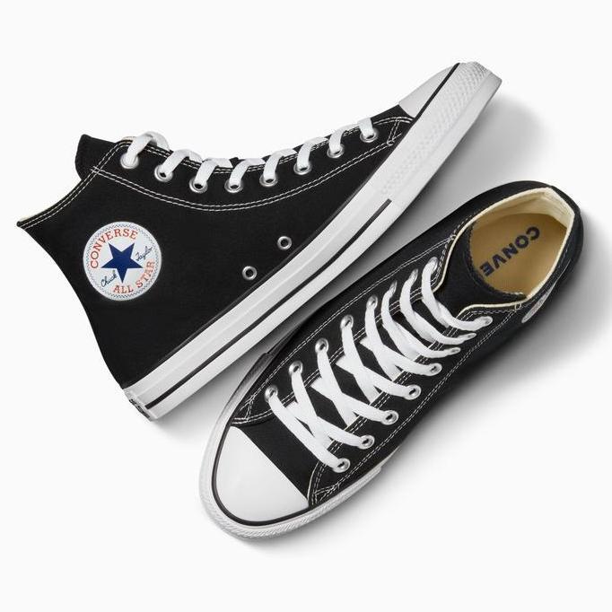 Sepatu Pria Sepatu Sneakers Converse Chuck Taylor All Star High Black White M9160C