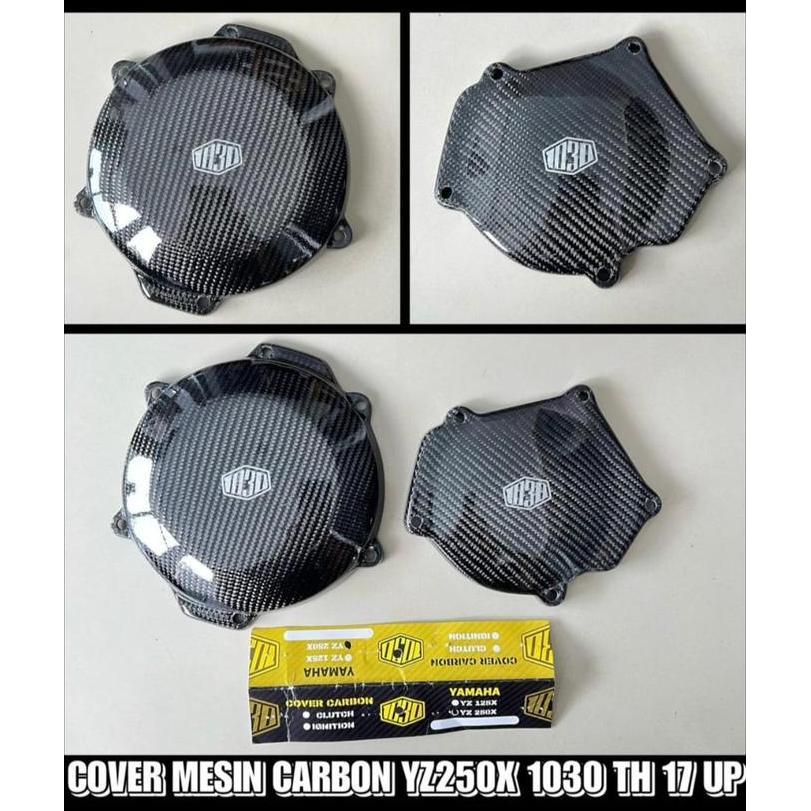 Cover Mesin Carbon YZ250X Merk 1030 TH 17 UP Cover Blok YZ250X
