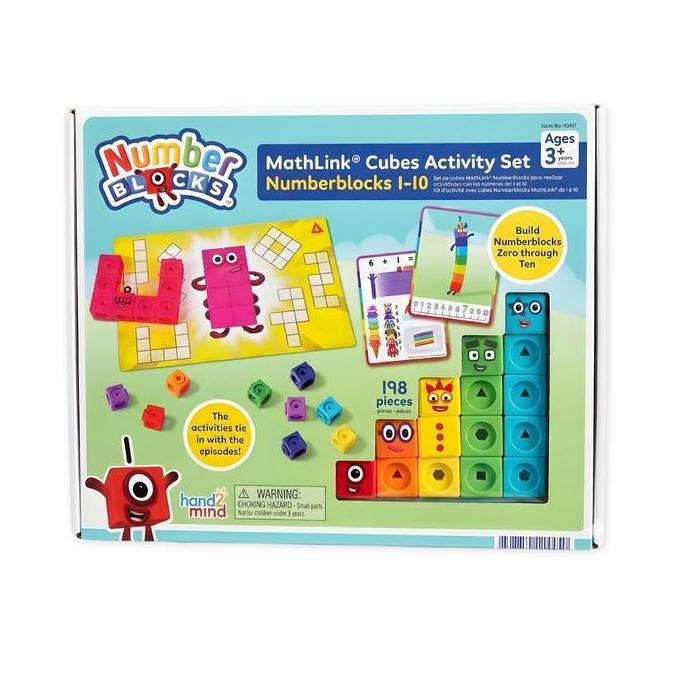 Hand2Mind Numberblocks MathLink Cubes 110 Activity Set